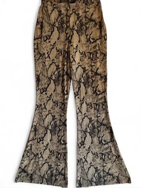 Windsor Beige and Black Snake Print Pants